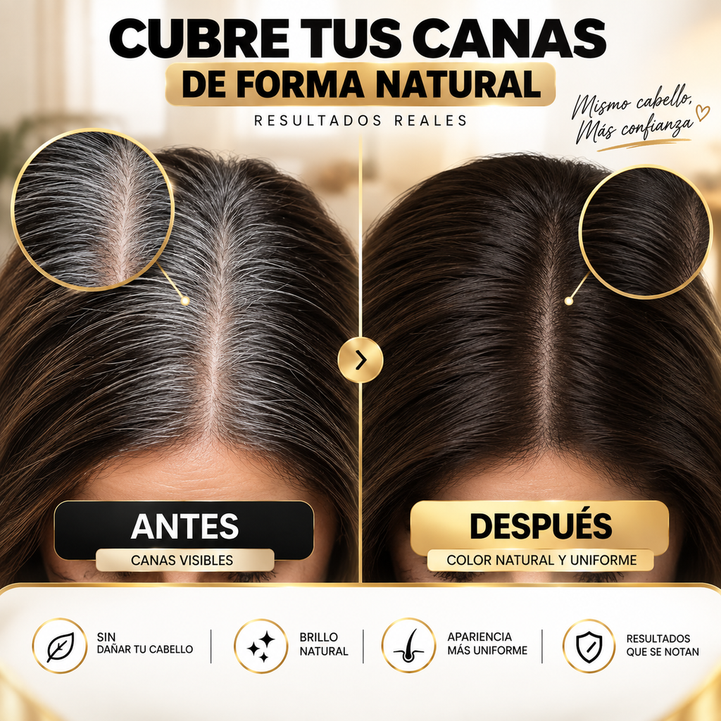 🖤 GrayCover™ | Shampoo Cubre Canas Pro-ORIGINAL/ 30 Aplicaciones