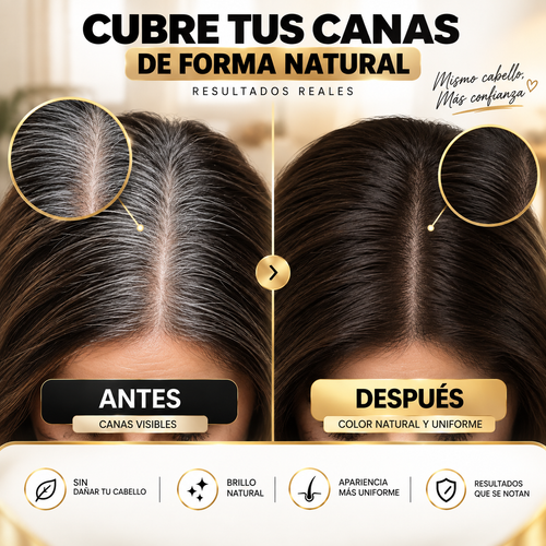 🖤 GrayCover™ | Shampoo Cubre Canas Pro-ORIGINAL/ 30 Aplicaciones